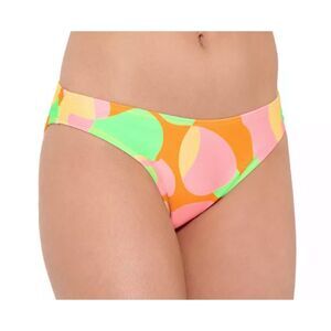 Juniors' Ninety-Nine Degrees High Leg V-Waist Swim Bottoms